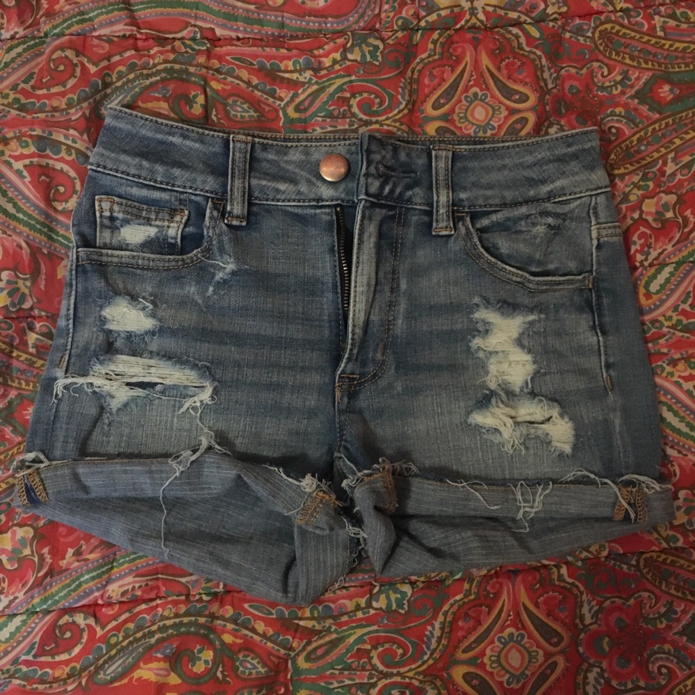 American eagle super stretch shorts